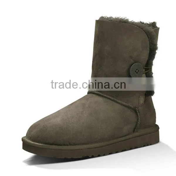 Latested fashion winter geninue leather boots women