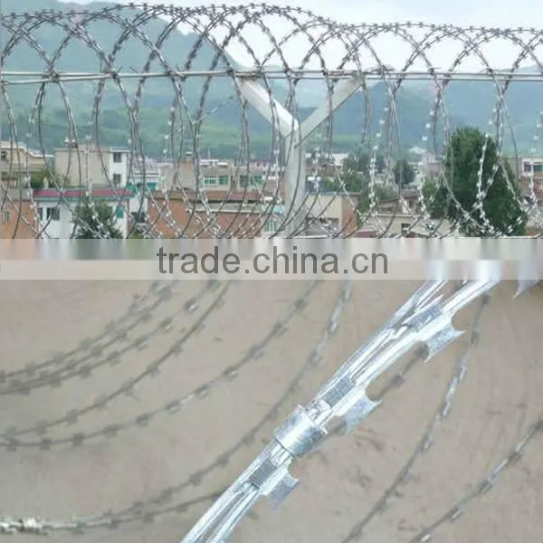 Electric Galvanized Razor Barbed Wire