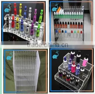 e-smoking glass bottle with dropper and lid for e-smoke juice