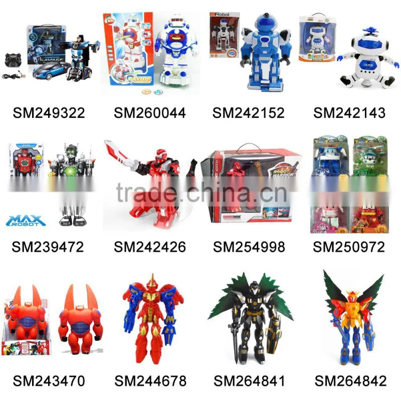 Hot selling small model plastic kids toy robot with light