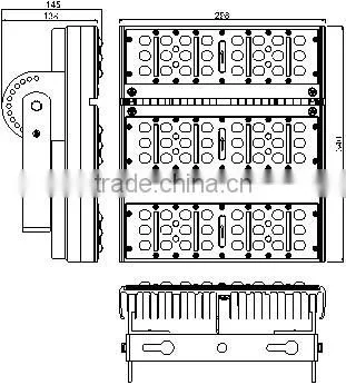 High Quality &Best Price 90W LED Tunnel Light IP65,Neutral White,BRIDGELUX,non-dimmable