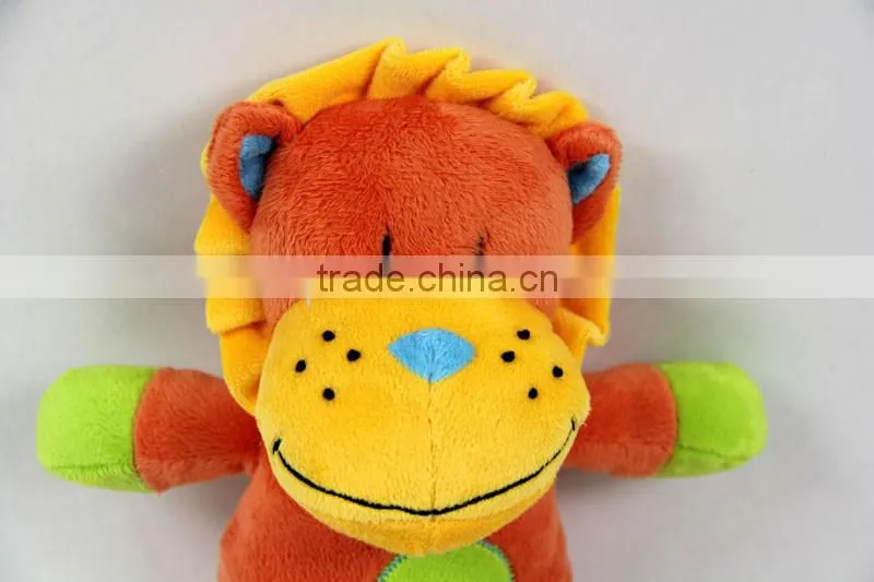 Luckiplus Hot Sale First Class Orange and Green Lion Wonderful Color Macthing Safe Technology Toy For Kids