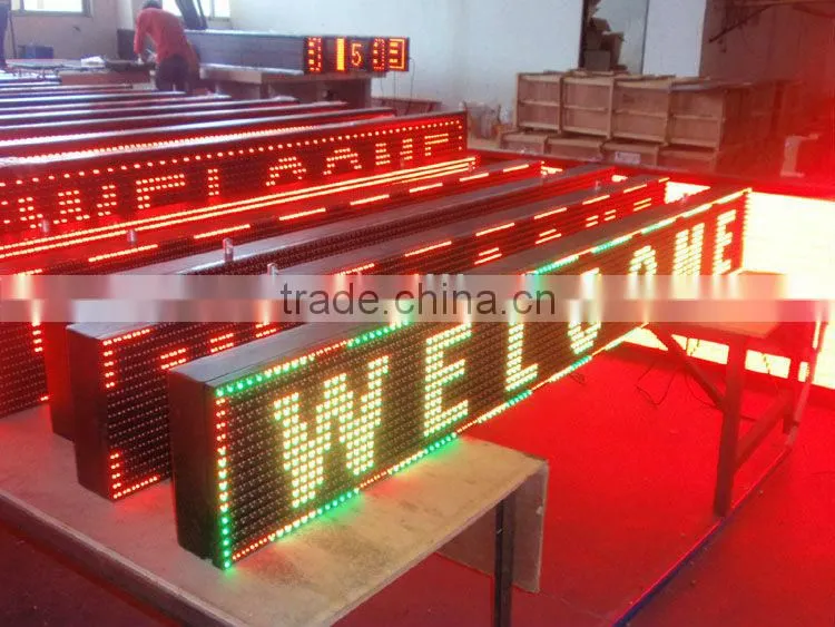 USA---Outdoor led display sign programmable, LED Programmable Display Signs board P10 outdoor running text led display sign