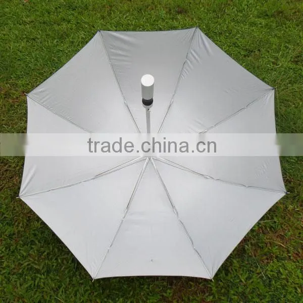 fiberglass silver coating outdoor large sun umbrella