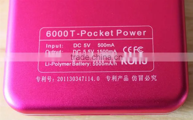 Cheap Mobile Phone Solar Charger 5000mAh