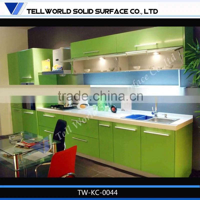 Artificial Marble Kitchen Cabinet/Kitchen Countertop/Kitchen Sink