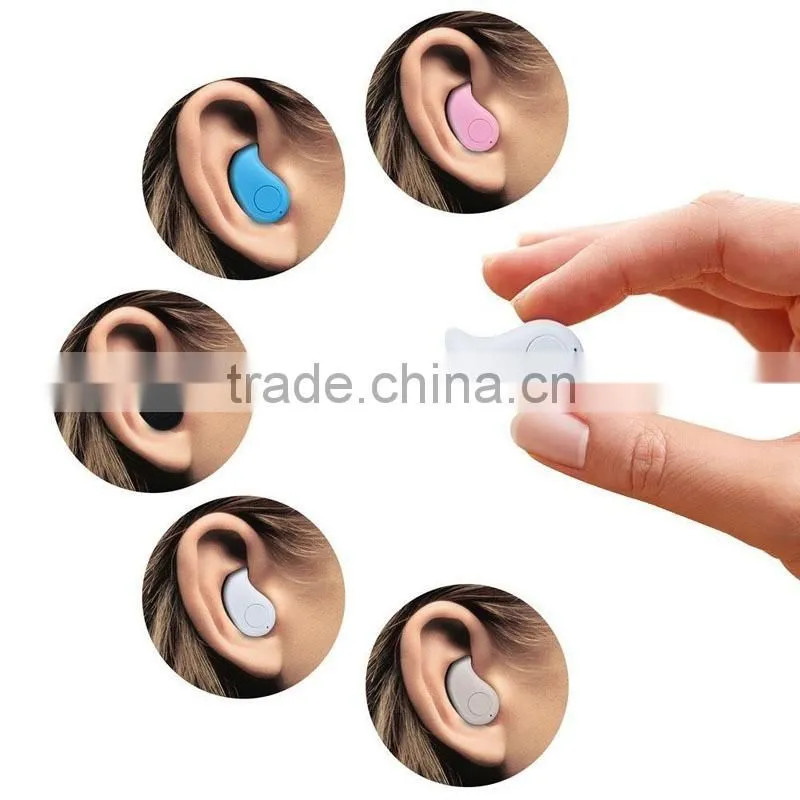 Facotry Wholesale 2016 Most Popular Wireless Bluetooth 4.0 Earbud S530 Mini Invisible Bluetooth Stereo In-Ear
