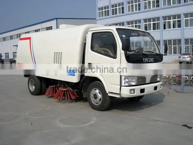 good quality dongfeng 4m3 pavement sweeper