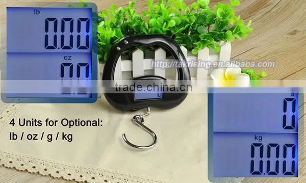 10g-40kg LCD Display Digital Luggage Travel Electronic Weighing Crane Scale