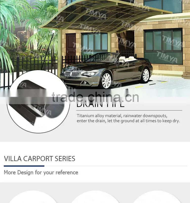 New design aluminum frame carport/ outdoor gazebo carport