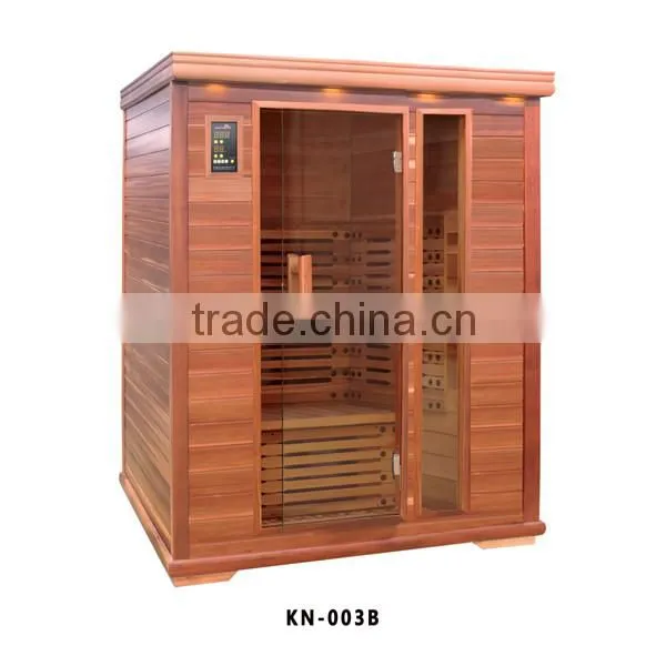 Far infrared total portable sauna with safe heater parts KN-003B