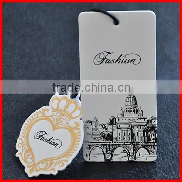 Modern Designed Paper Hangtags on Garment For Sale