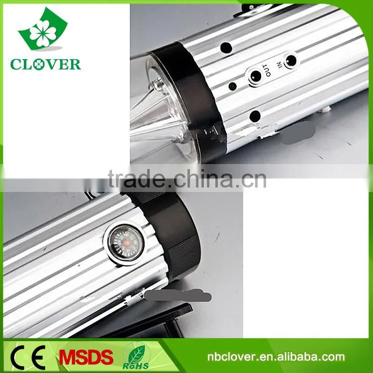Super brightness 3+4+2 leds high power hand rechargeable led flashlight
