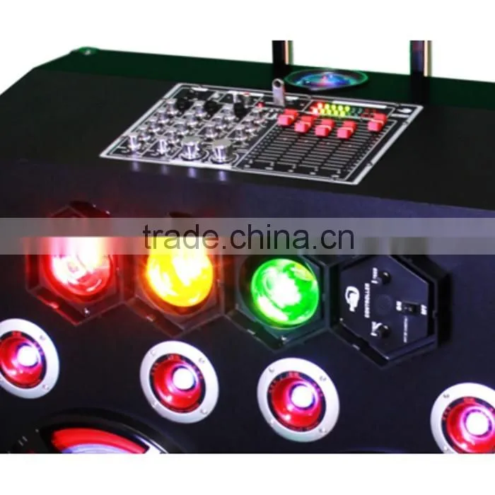 2016 willico Pro audio active big power party speaker with led light wws-46