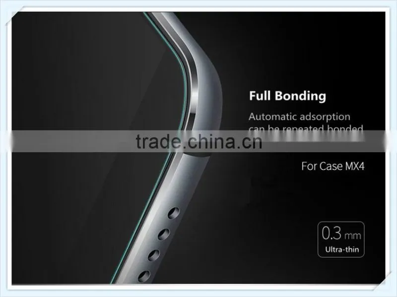 9H,2.5d premiun tempered glass screen protector for Meizu MX4 ,9H,2.5D, tempered glass screen protector