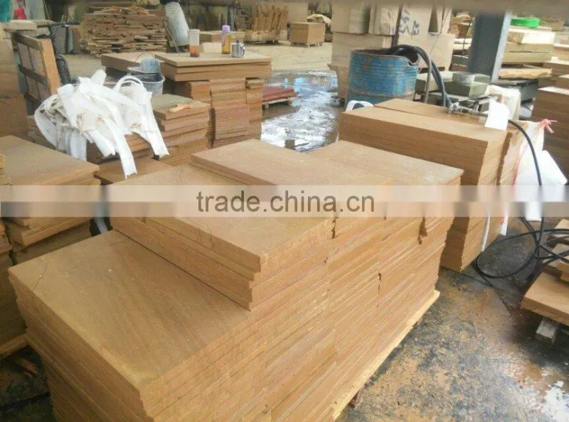 Wholesale Yellow wooden Sandstone block