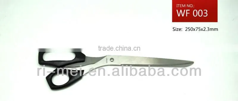 Hot sale tailor scissors WF003 with plastic handle