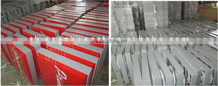 silk screen printing light box, external sucking sign box ,3D acrylic moulding signage,acrylic billboard outdoor