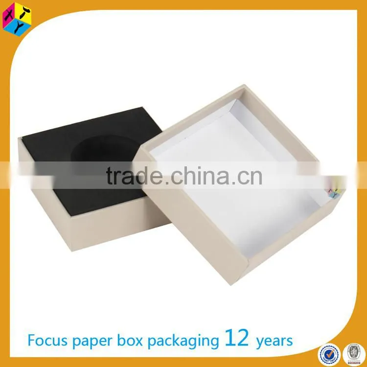 luxury square cosmetic gift packaging design small box cardboard