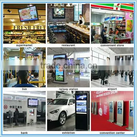 42inch Mall Advertising Touch Screen Information Ad LCD Video Frame