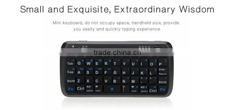 Wholesale 2 in 1 combo portable mini wireless bluetooth 3.0 qwerty gaming tablet keyboard with rechargeable 5000 mAh power bank