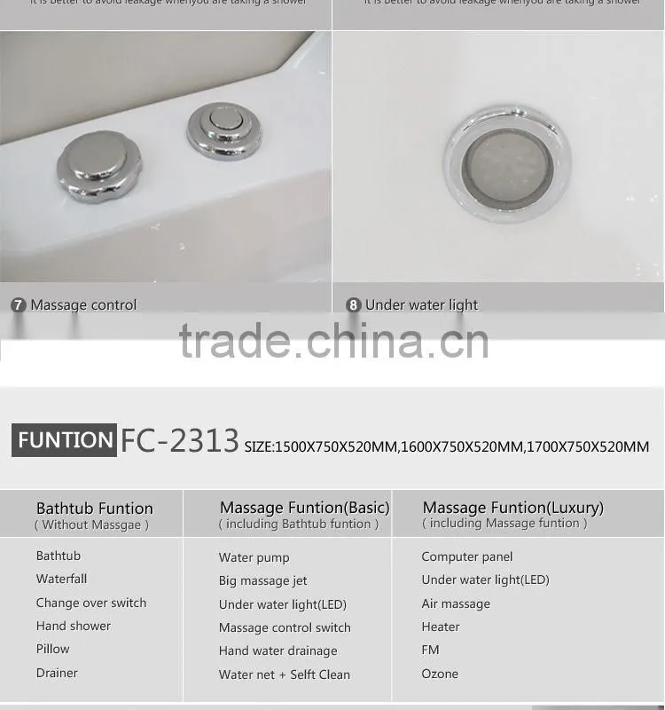 FC-2313. 2014! Fico cupc bathtub