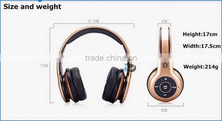 Bluetooth V4.0 Wireless Bluetooth Hands Free Earphone S450 Sports Headset with Memory Card for Smartphone