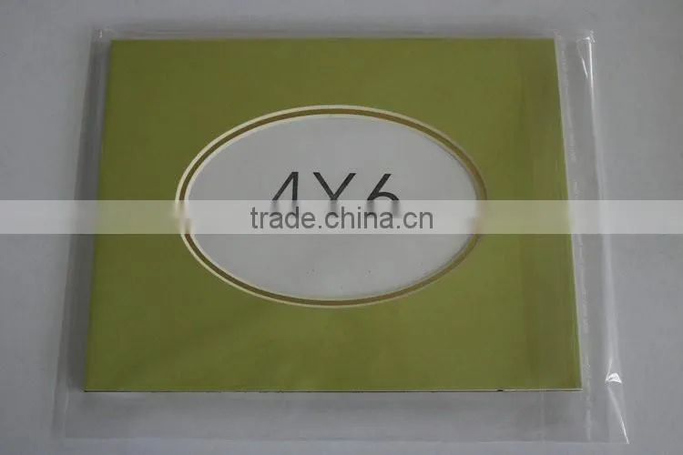 Promotional gift outer size 6*8" inner cut 4x6" picture paper frame card