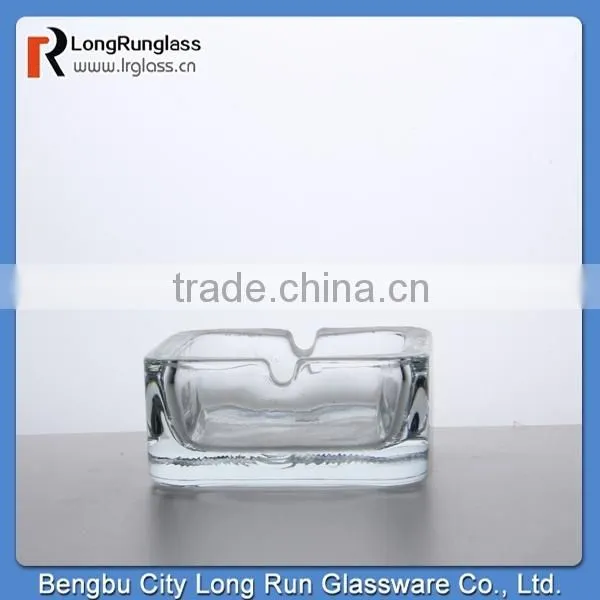 LongRun fashion homeuse square glass ashtray serveware glassware wholesale