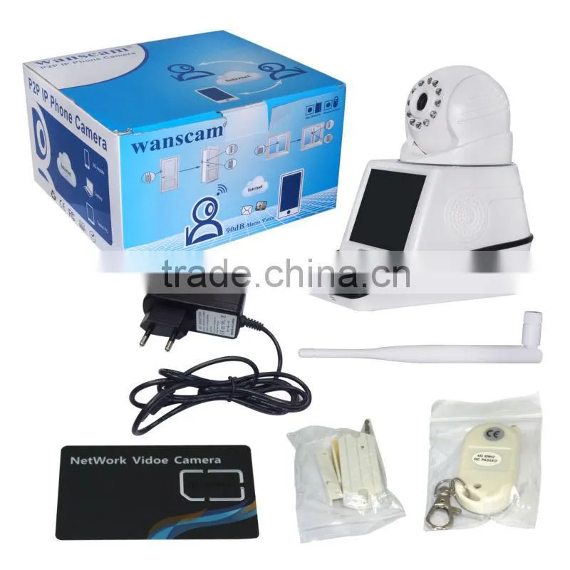 Wifi P2P TF Card U-Disk NPC IP Camera With USB Storage
