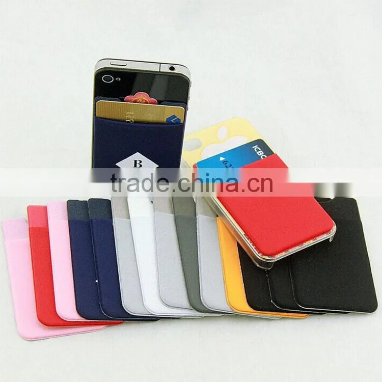 New product 3M sticker microfiber phone pocket