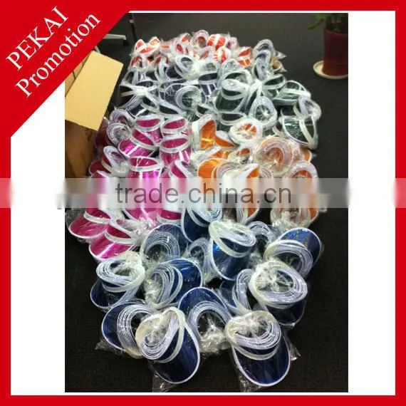 Cheap plastic sun visor hat for promotion gift