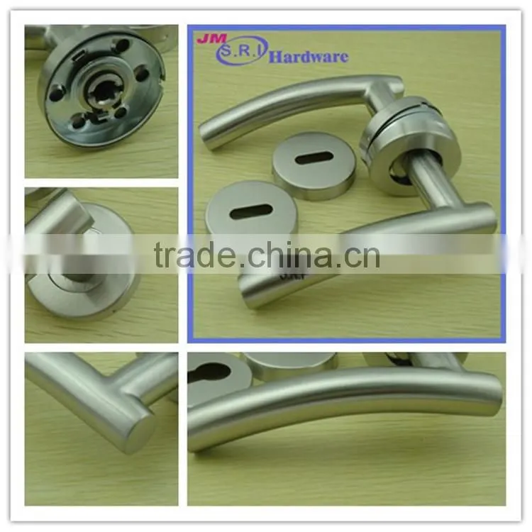 304 Stainless steel entrance door handle , tubular door handle made in China manufacturer