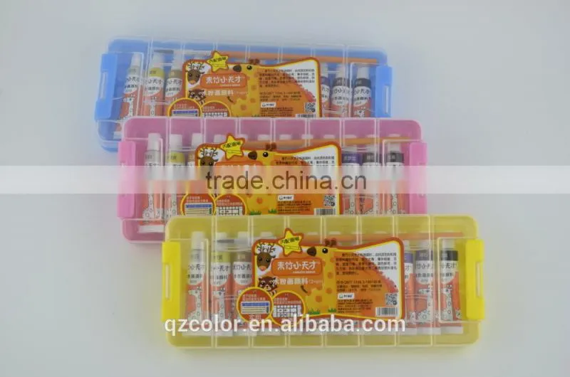 12clolor 6ml professional gouache color set