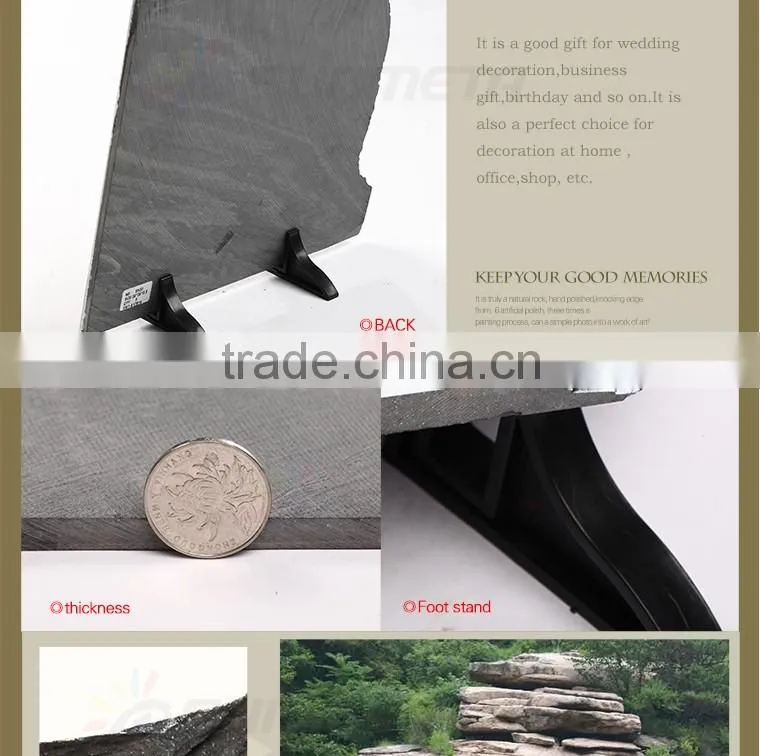 Sunmeta SH33 L30*H30*W0.9CM blank left opening sublimation slate rock pictures