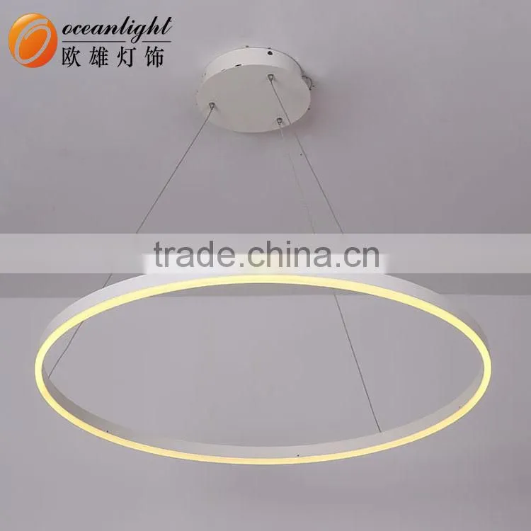Pendant Chandelier Modern Acrylic Painted Light Four Circles Pendant Lamp OXD9972-4DW