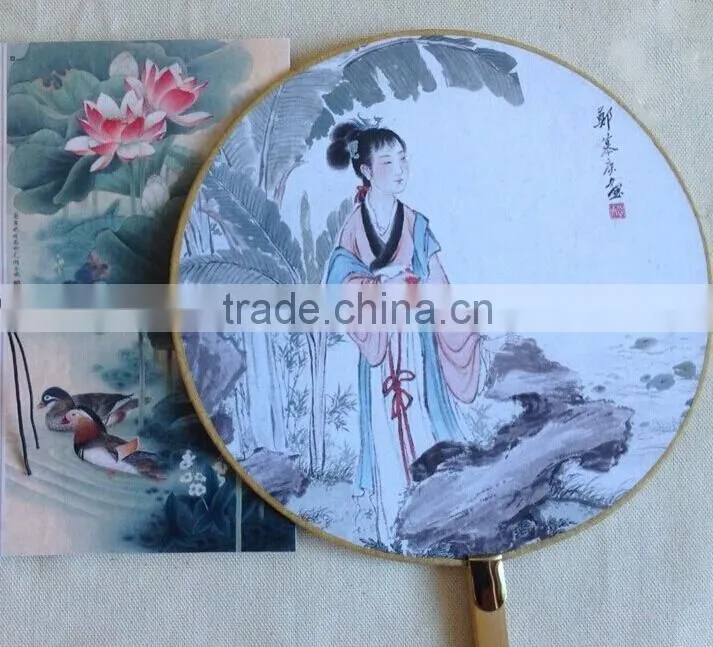 2015 New Hioliday Sale Event Party Supplies Paper Hand Fan Wedding Decoration