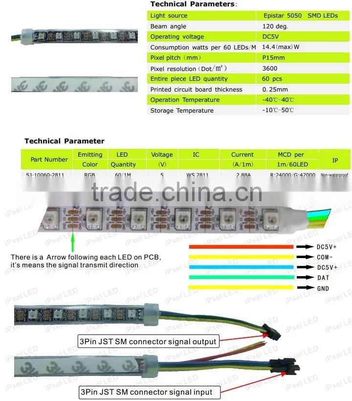super brightness smd5050 flexible led strip