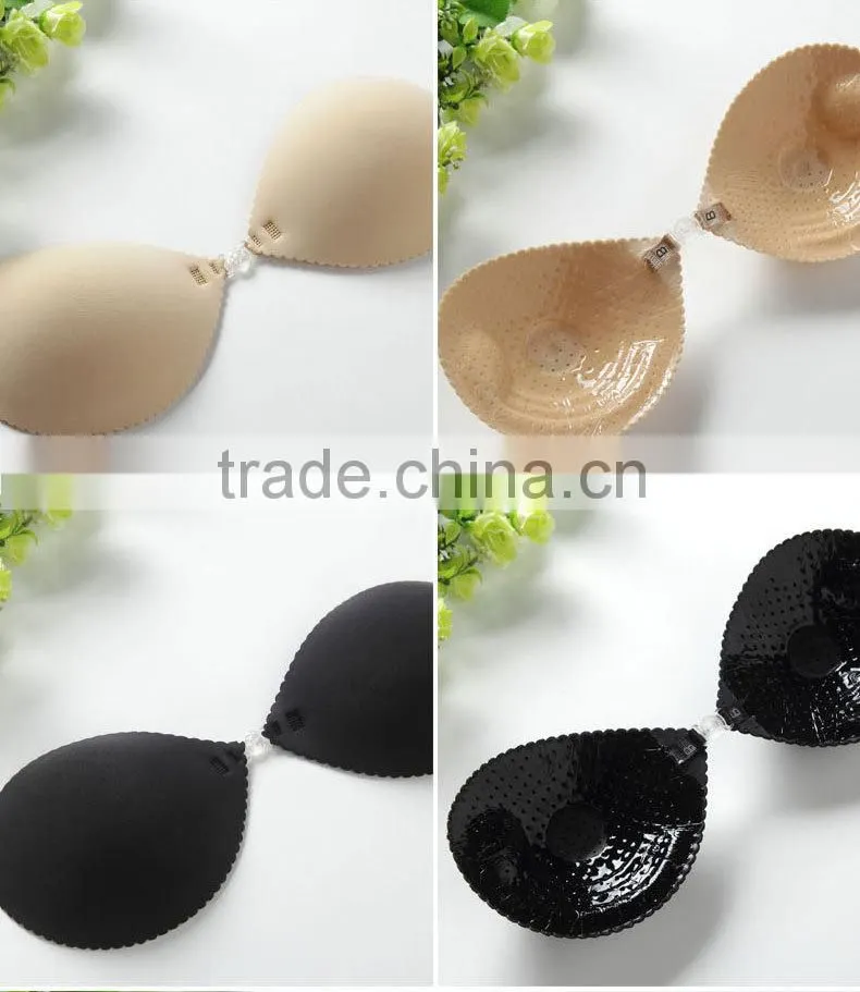 sexy and transparent big breast adhesive bra