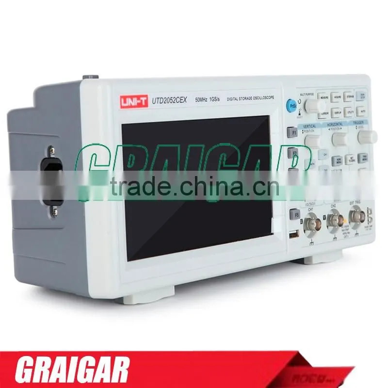 Digital Storage Oscilloscope 50MHz 2Ch 7'' TFT LCD USB AC100-240V UTD2052CEX