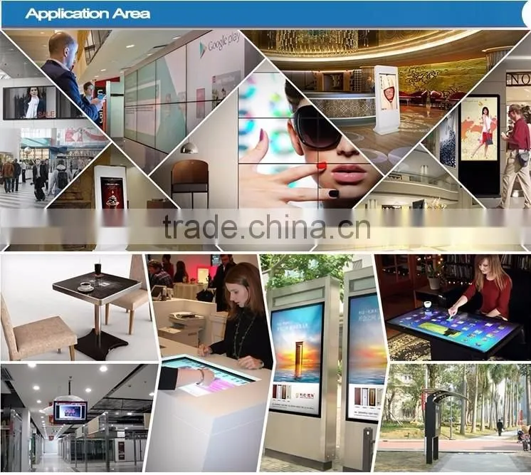 Stand alone CE ROSH IP65 high brightness outdoor double-sided digital signage