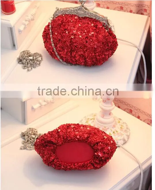 2014 wholesale Elegant Fashion party bag vintage bead evening bag