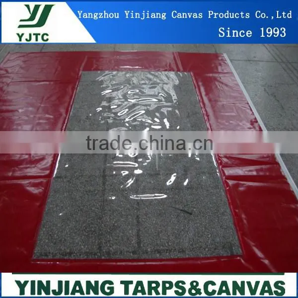 transparent pvc tarpaulin cover roof cover