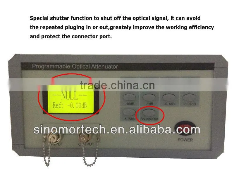 BVA3400 Fiber Optic Variable Attenuator,0.01dB Attenuation Step