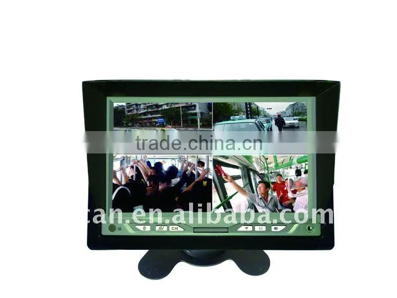 7 Inch TFT LCD monitor car 4 way video input rearview TM-7008Q-7