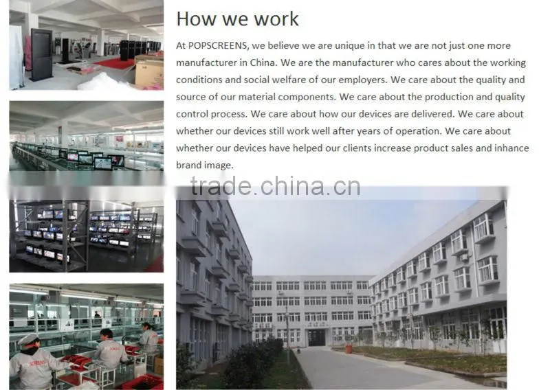 7inch S070A Motion sensor activated LCD advertising media player stopper