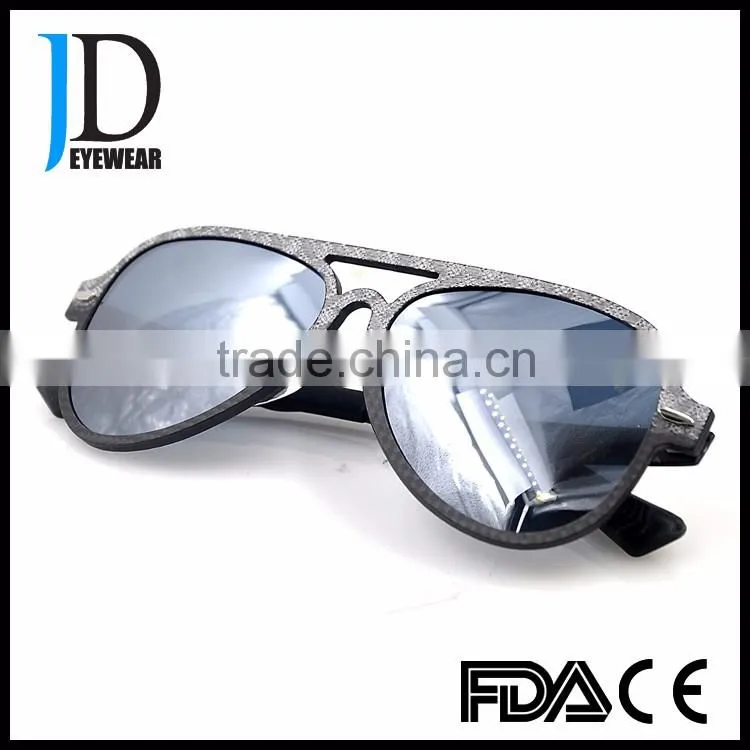 Most Popular Vintage Custom Flat Top Carbon Fiber Sunglasses