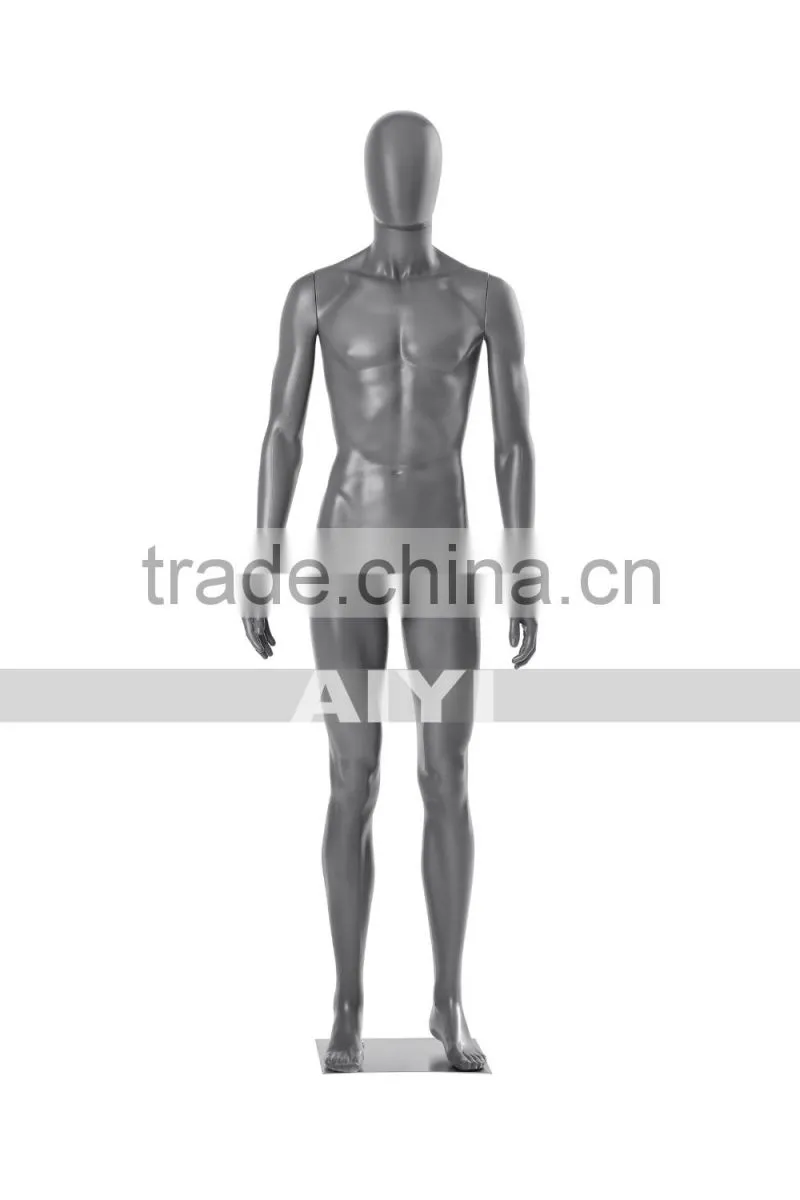 Adjustable different poses plastic full body male mannequin