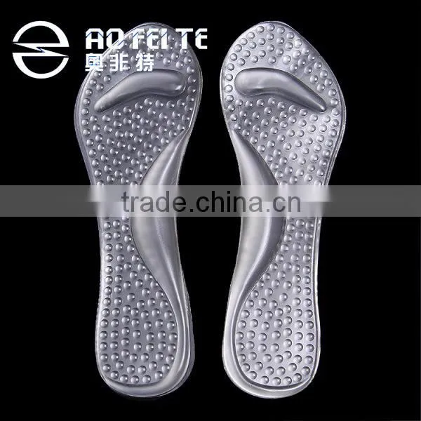 2 Pair Silicone Gel Non-Slip Arch Support Pads Shoe Heel Silicone Insole Cushion