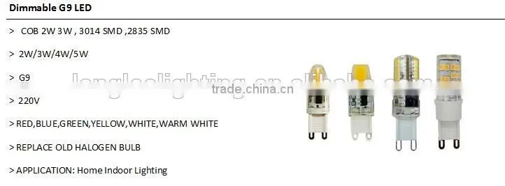 Hot G9 LED 6W 500LM Ceramic G9 LED Bulb 75SMD 2835